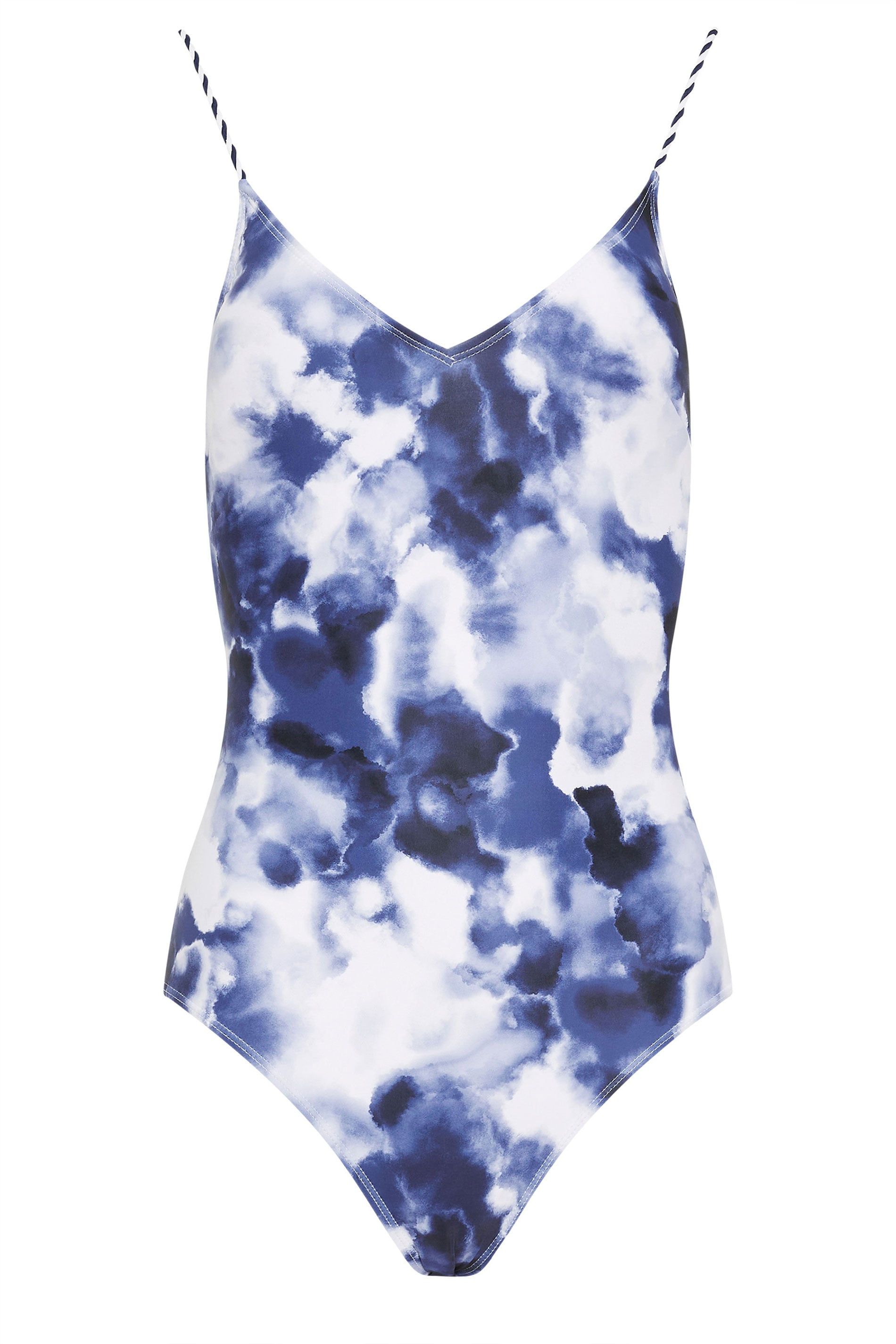 Long Tall Sally Tall Abstract Twist Strap Swimsuit