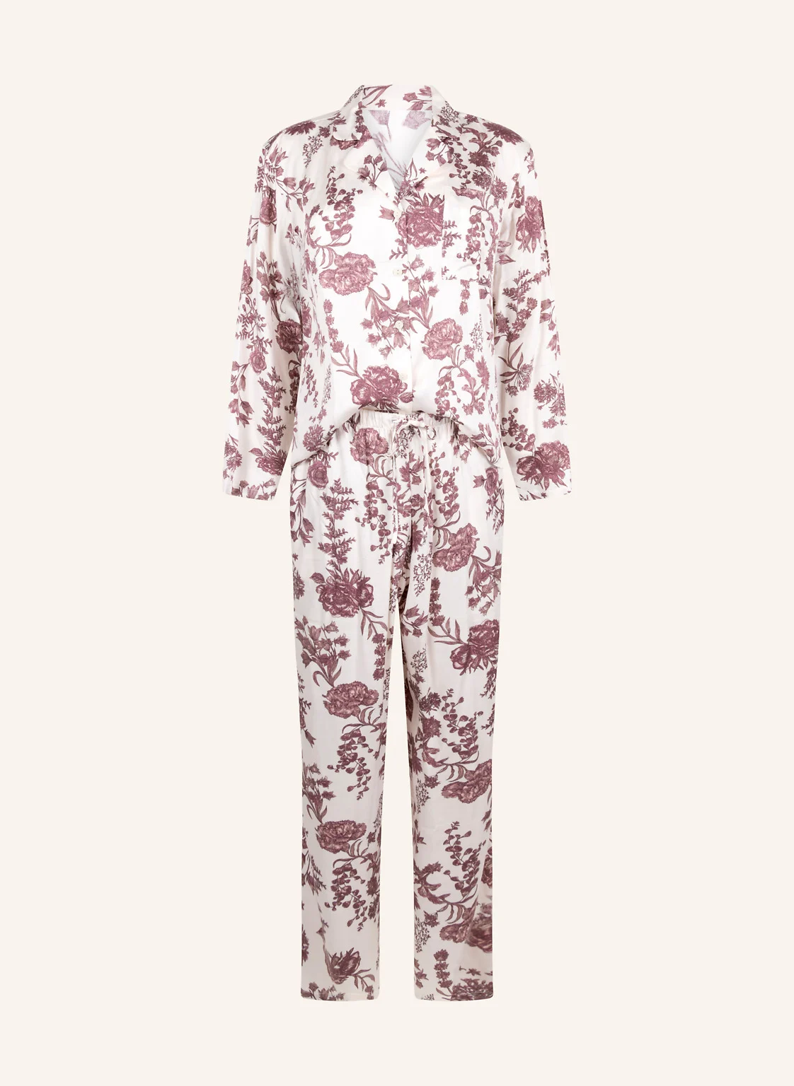 hunkemöller Langarm Shlafshirt WOVEN