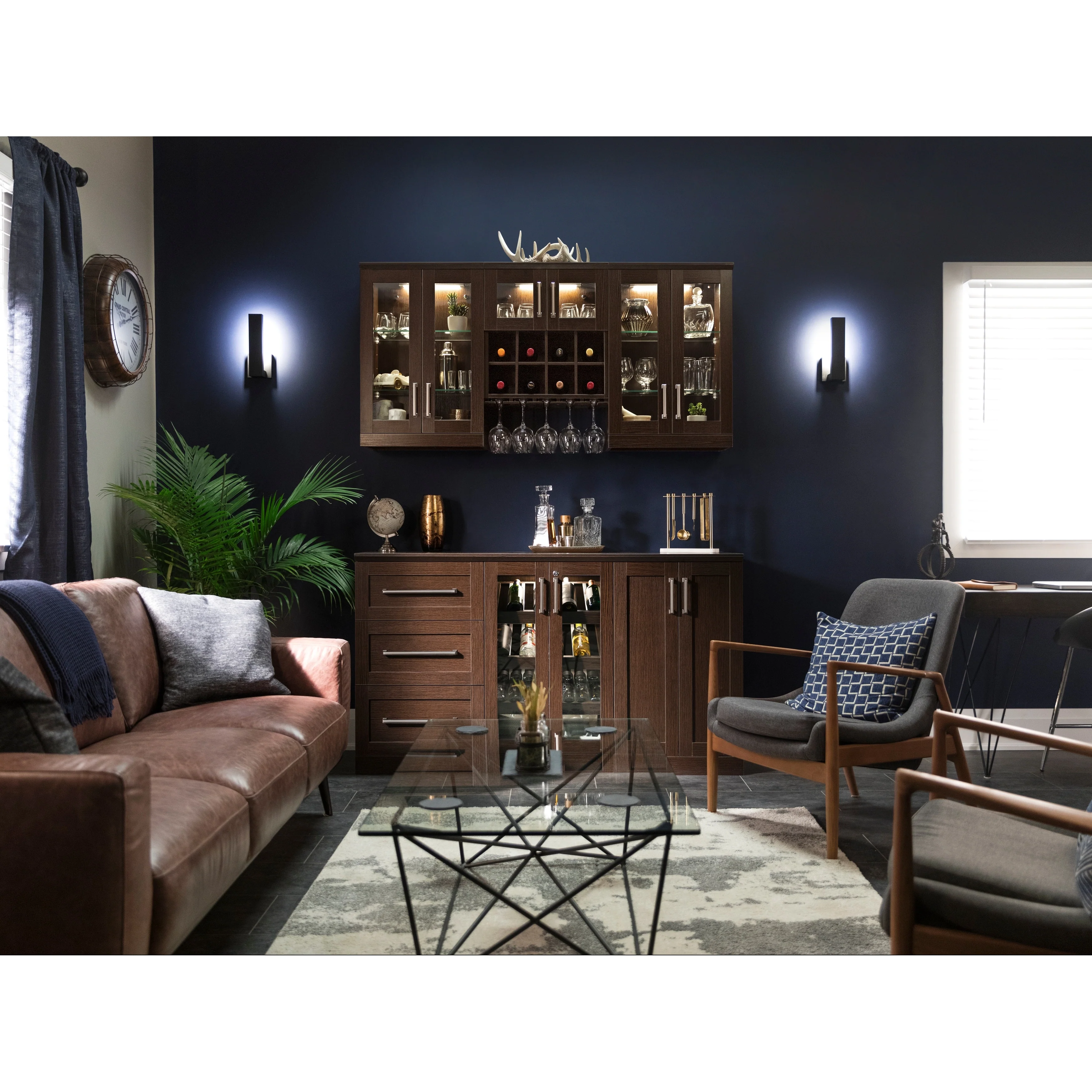 NewAge Products Home Bar 9-Piece Cabinet Set