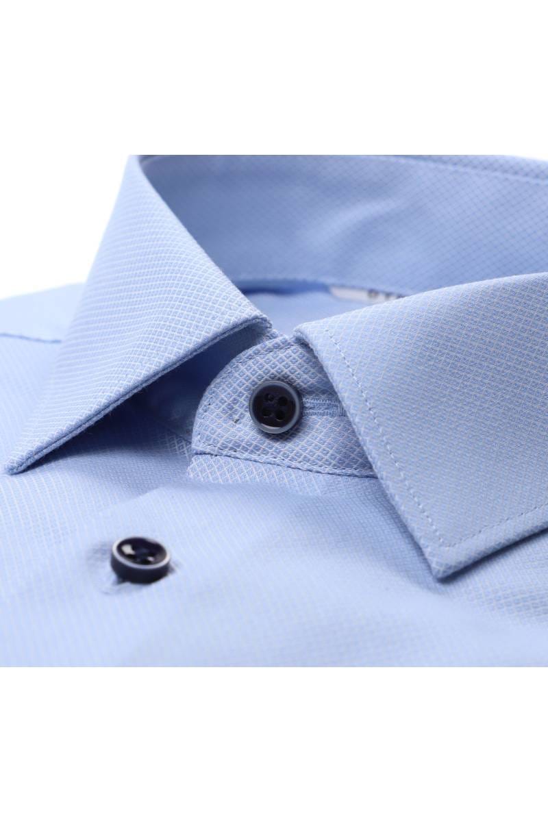ETERNA Dynamic Cotton Modern Fit Dynamic Cotton Hemd hellblau, Strukturiert