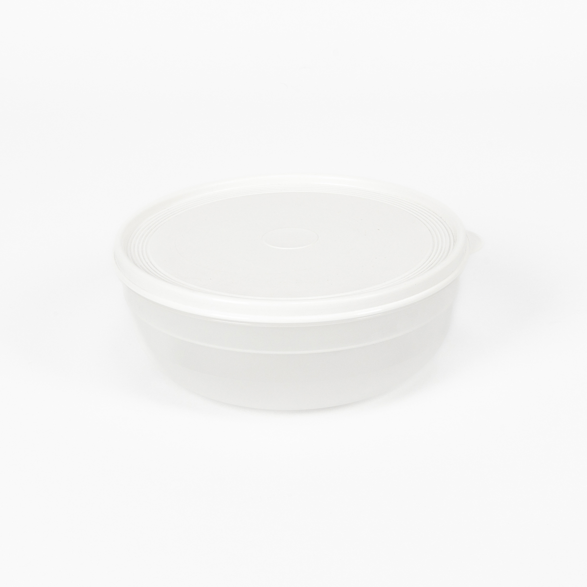 Caixa redonda com tampa branca 2,8l