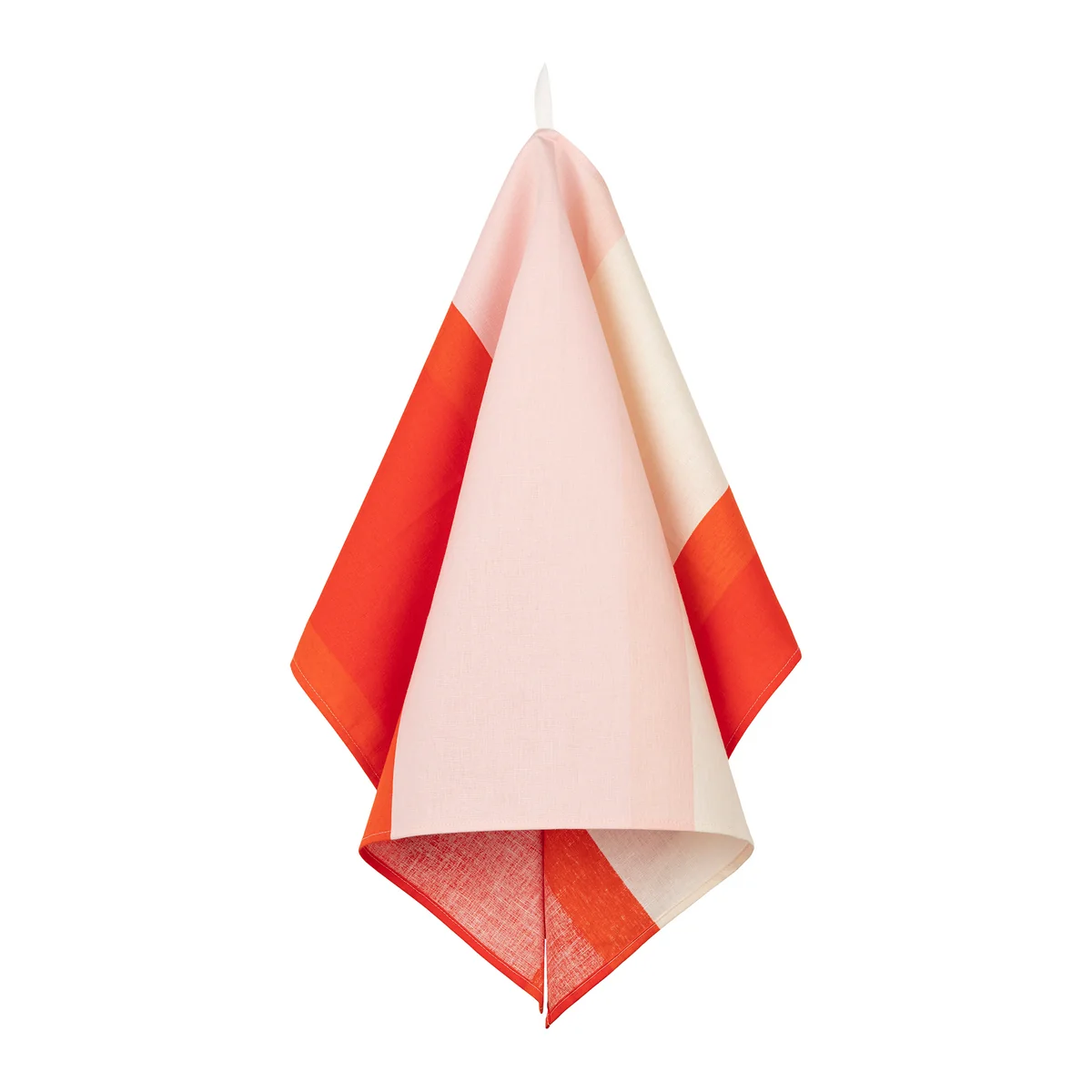 Marimekko - Hennika Geschirrtuch, off white / pink / orange red