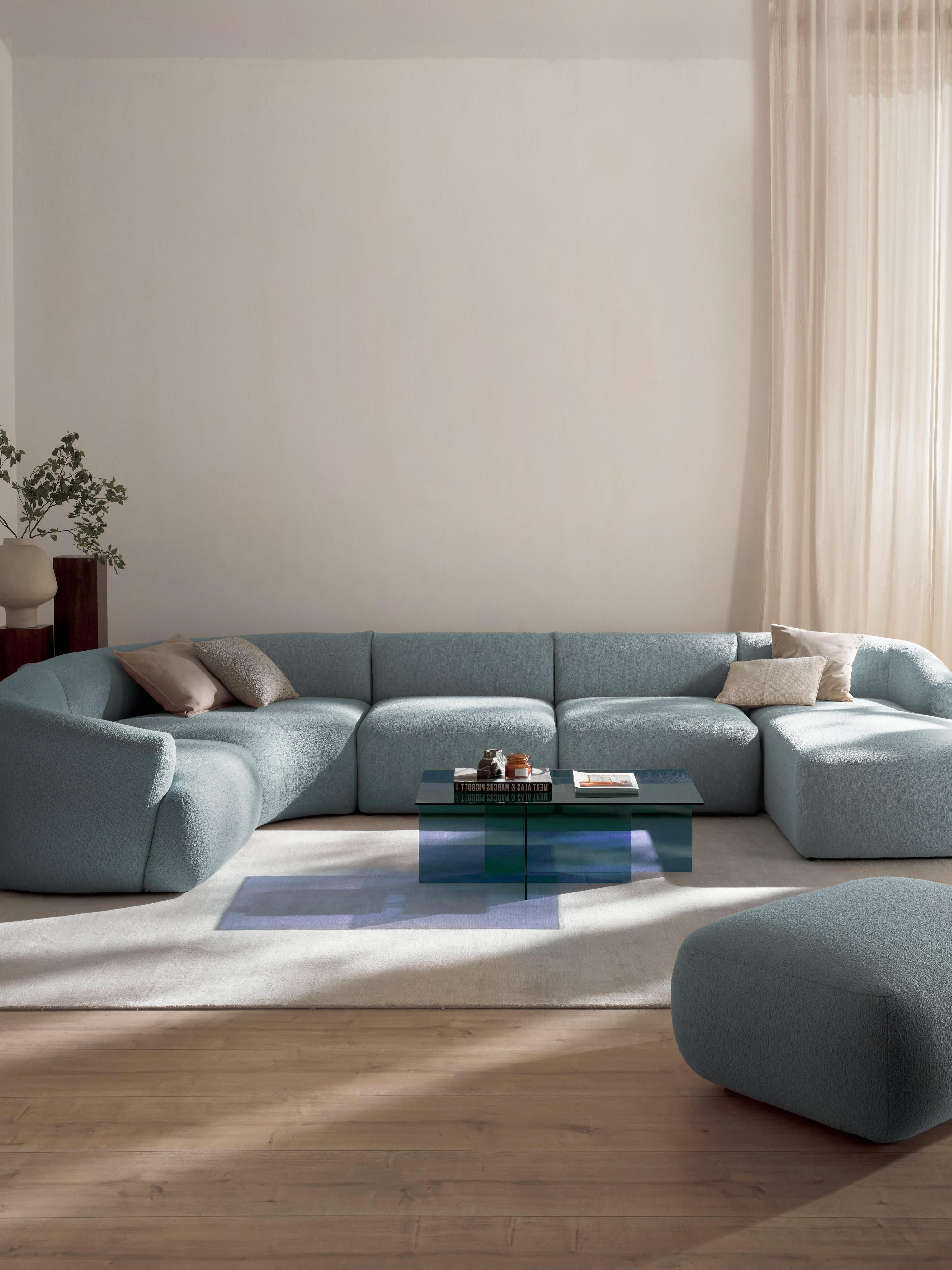 Modulares XL Bouclé-Sofa Sofia