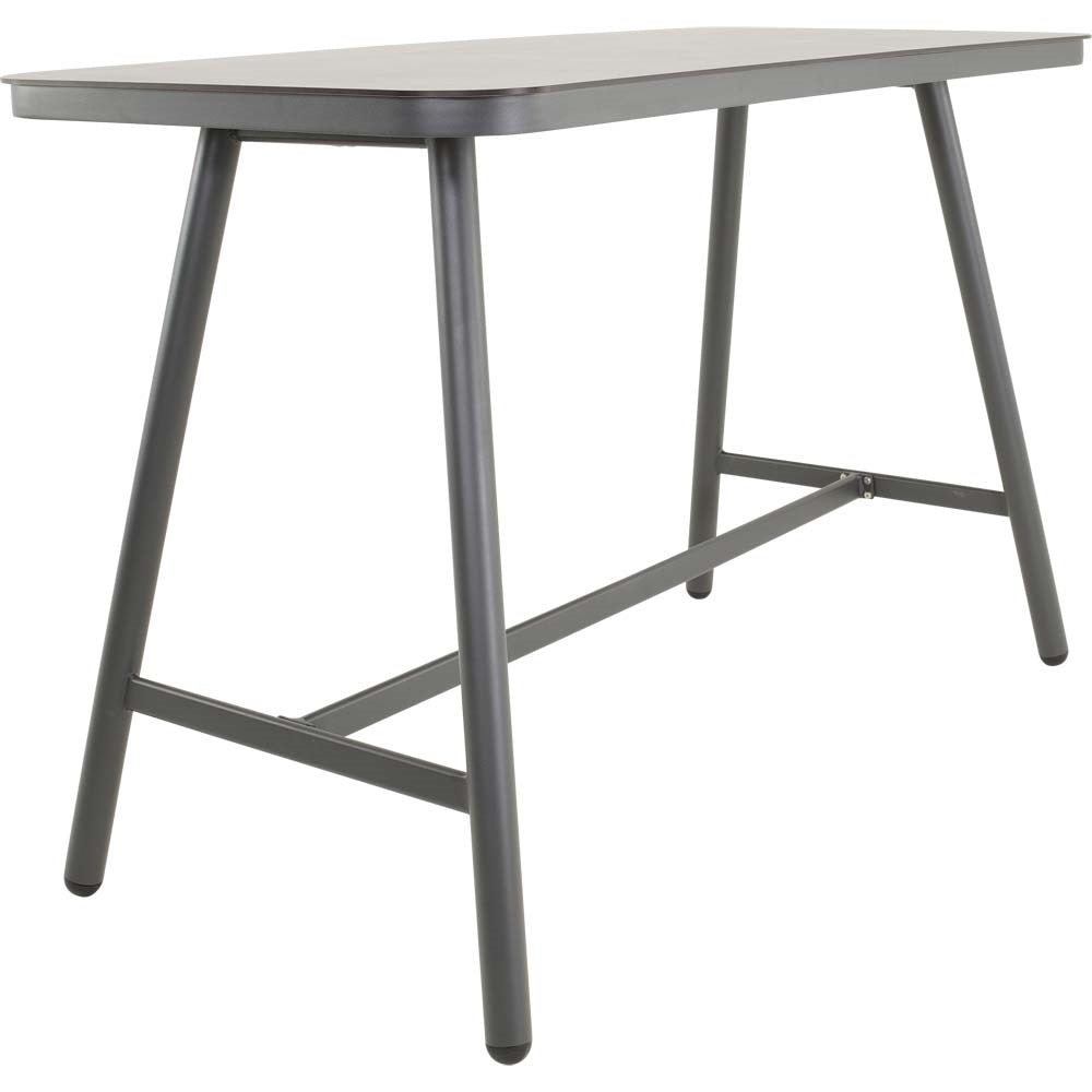 Lesli Living tuintafel Milazzo - antraciet - 150x75x100cm