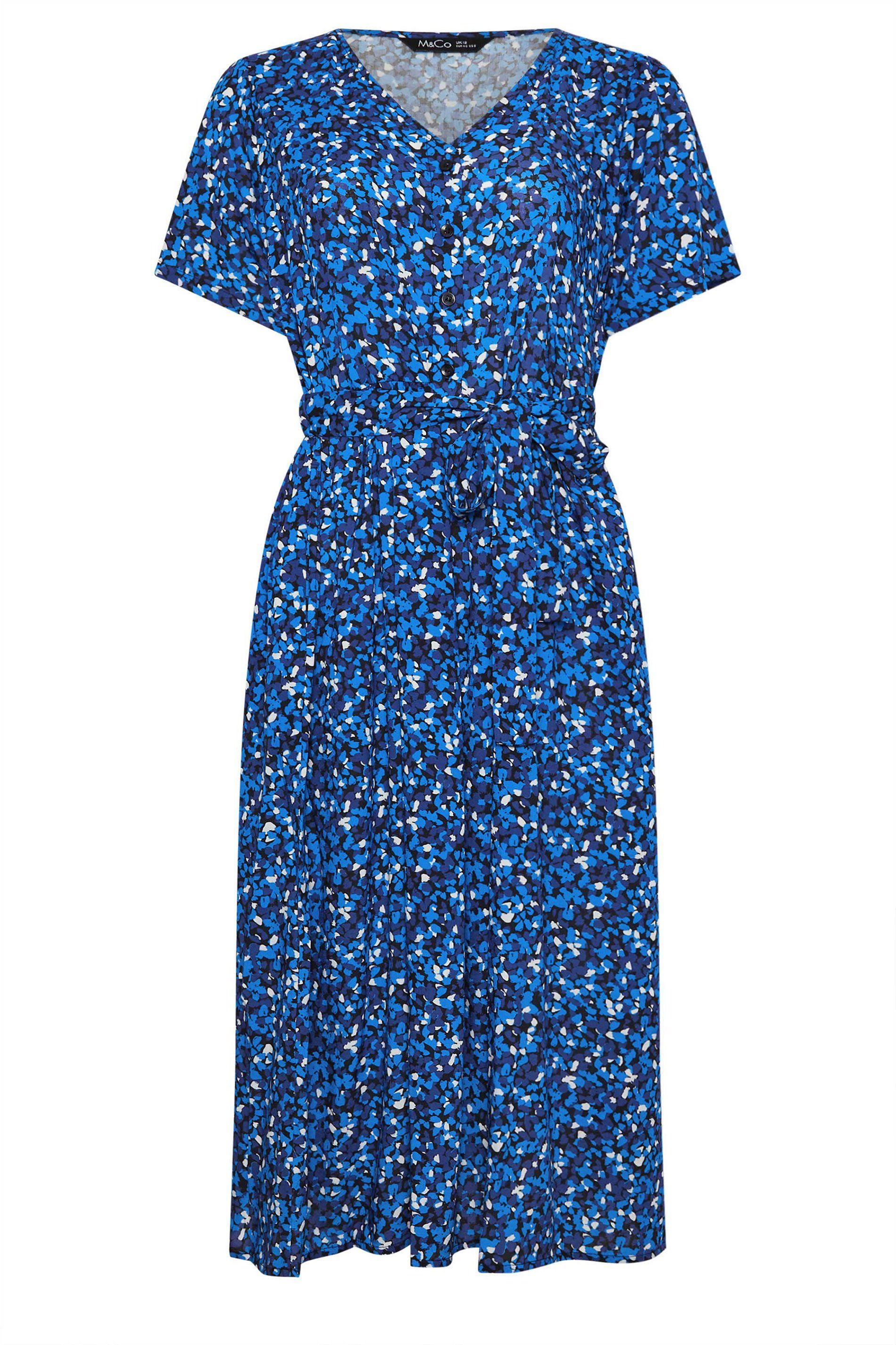 M&Co Half Placket Dress