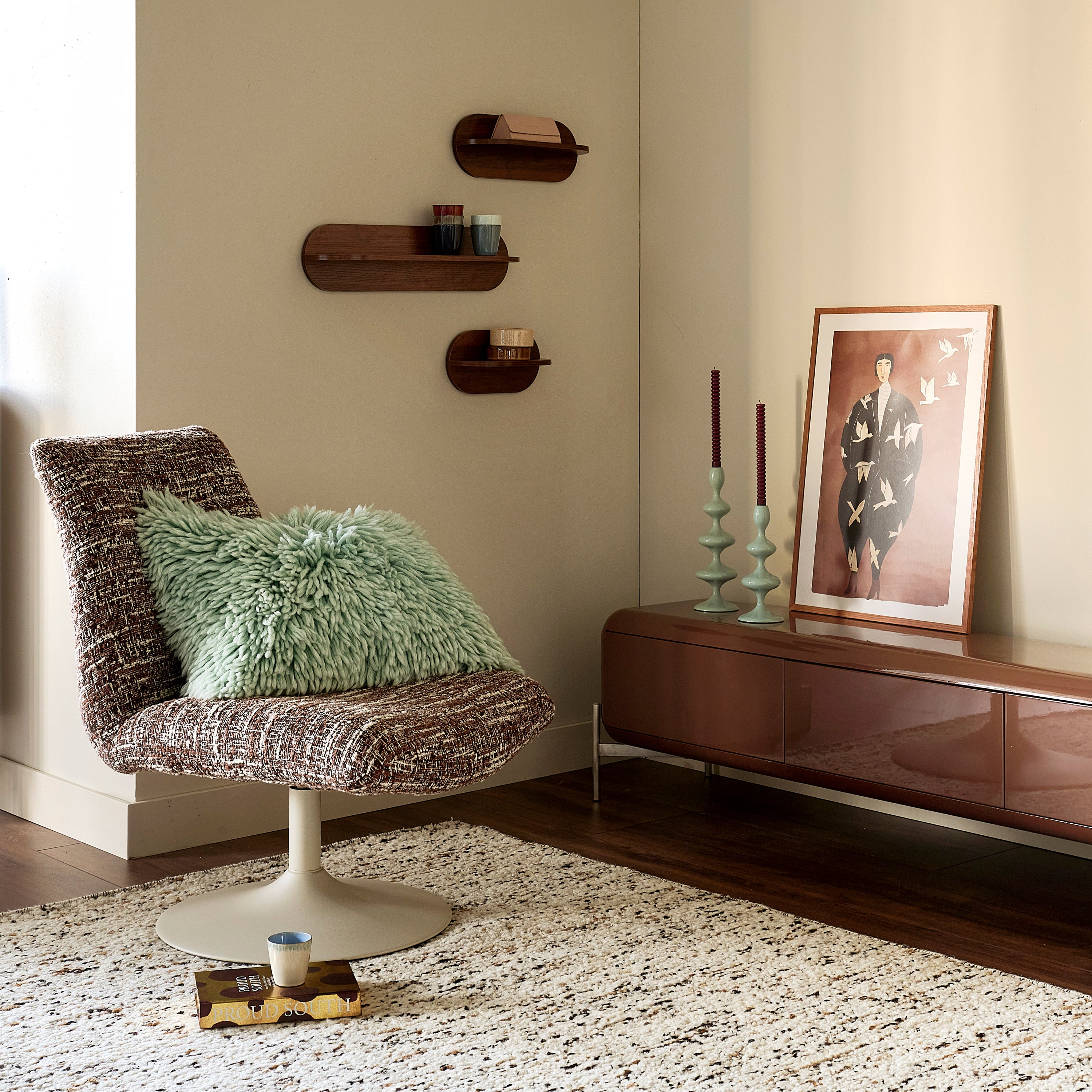 by fonQ Glinta Tv-meubel - Chocolade Bruin