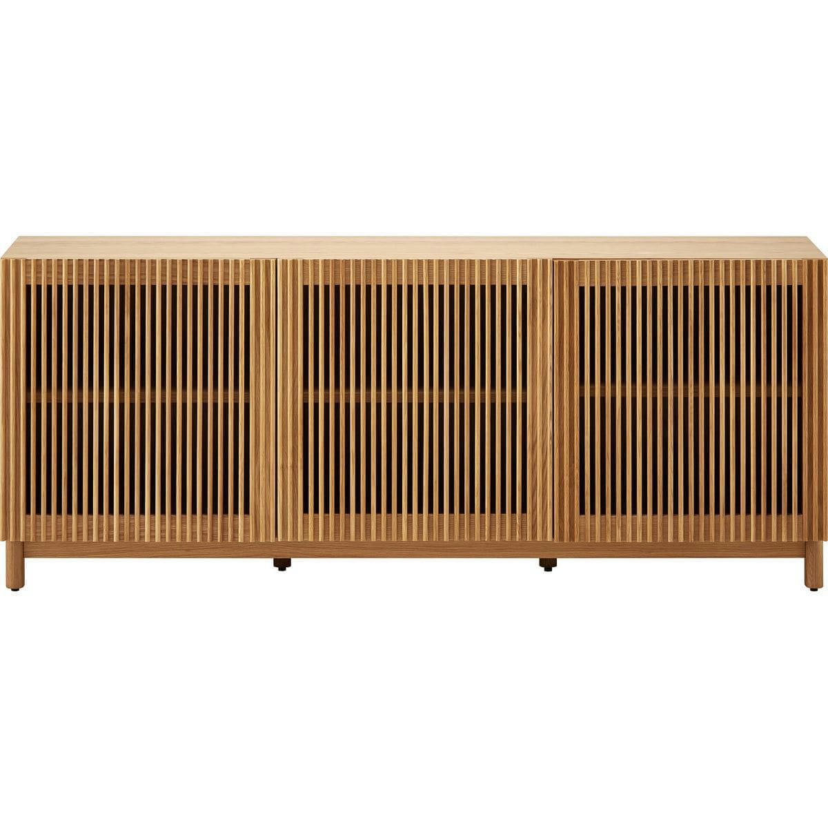 UMEA - Buffet 3 portes bois/frêne 160 cm