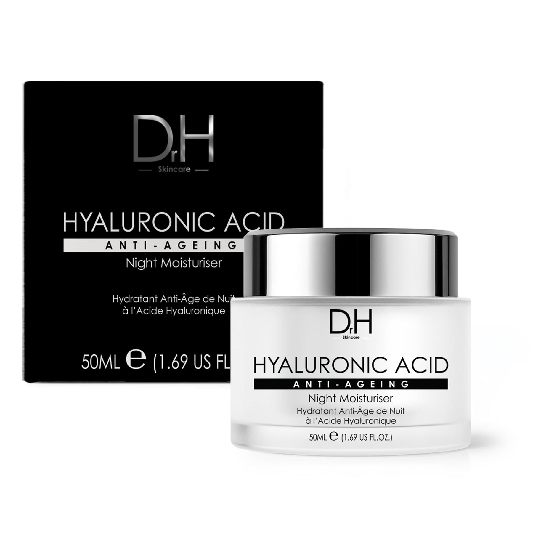 Dr H Hyaluronic Acid Anti-Ageing Night Moisturiser 50ml