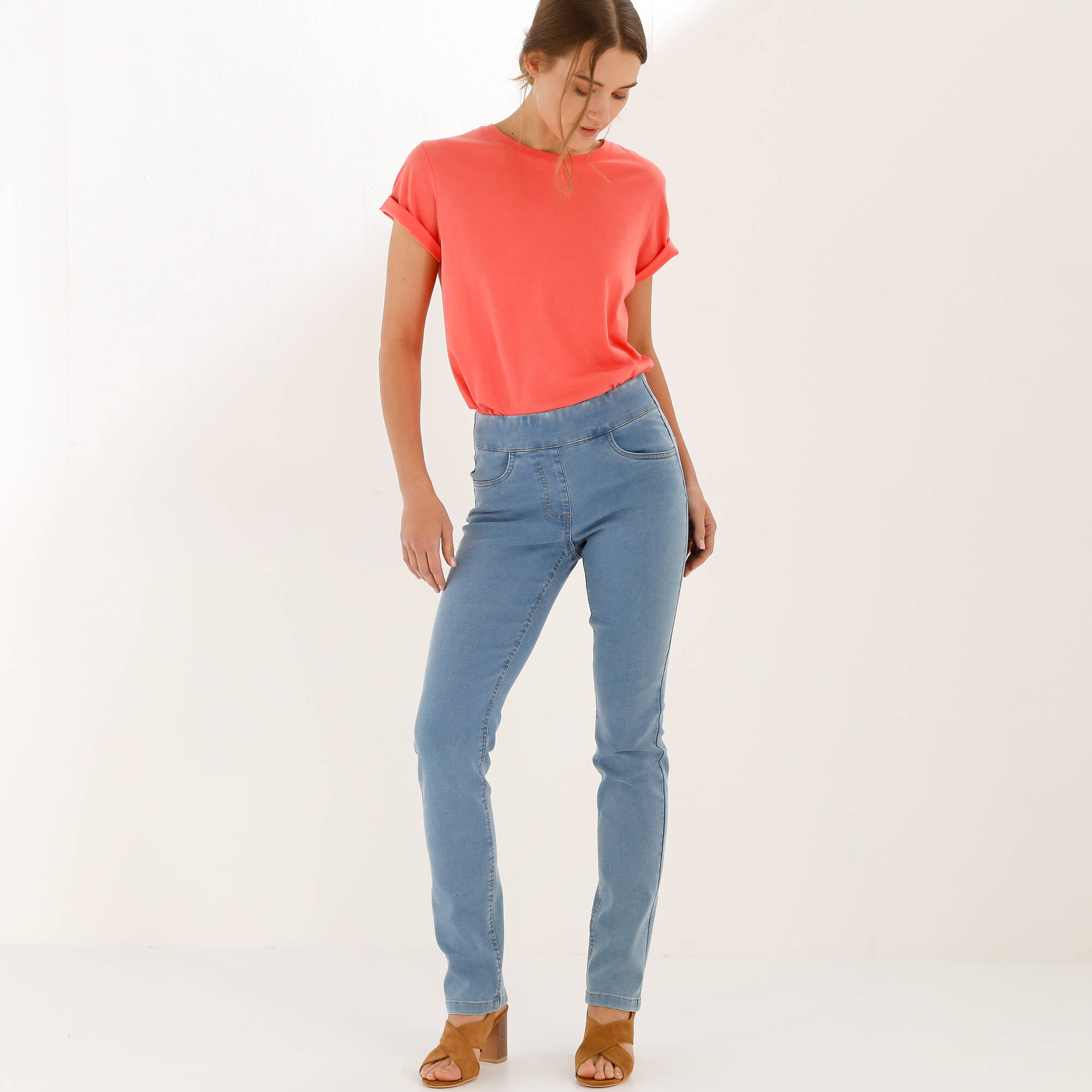 Jegging droit denim ultra stretch