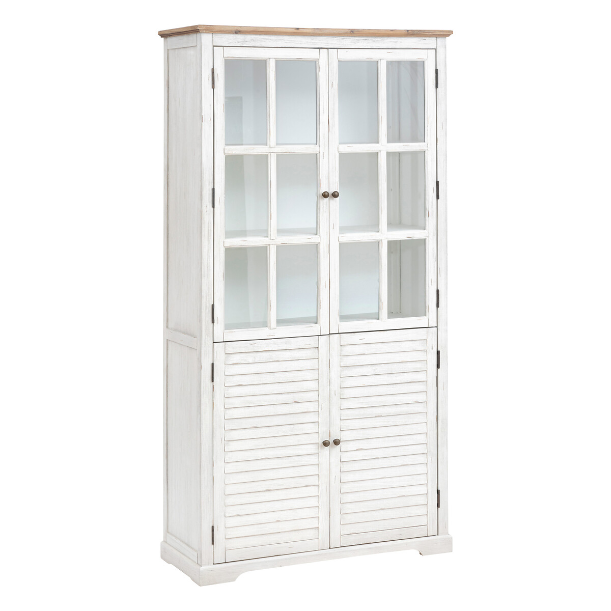 Vitrina OLBIA branca em mdf com 4 portas 190cm