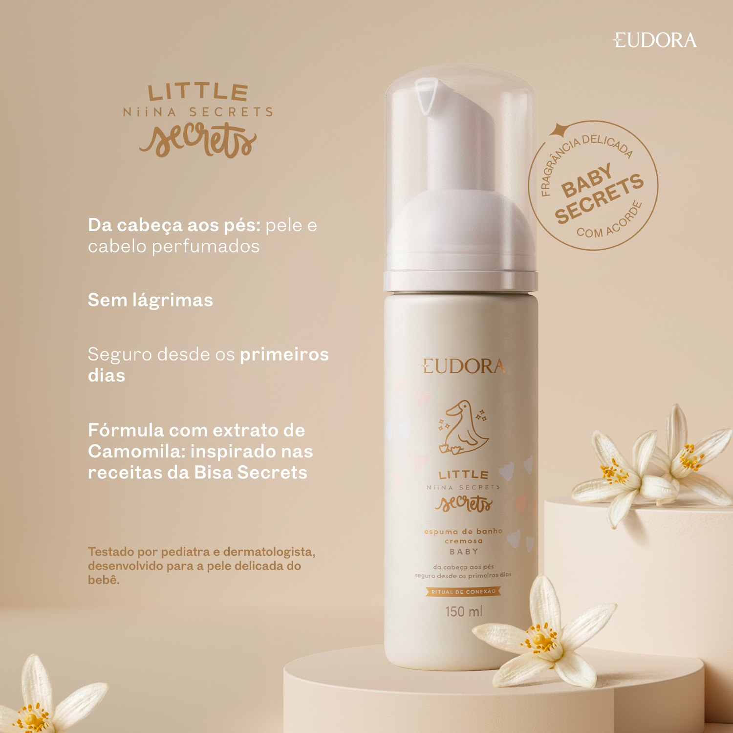 Espuma de Banho Baby Little Secrets Niina Secrets 150ml