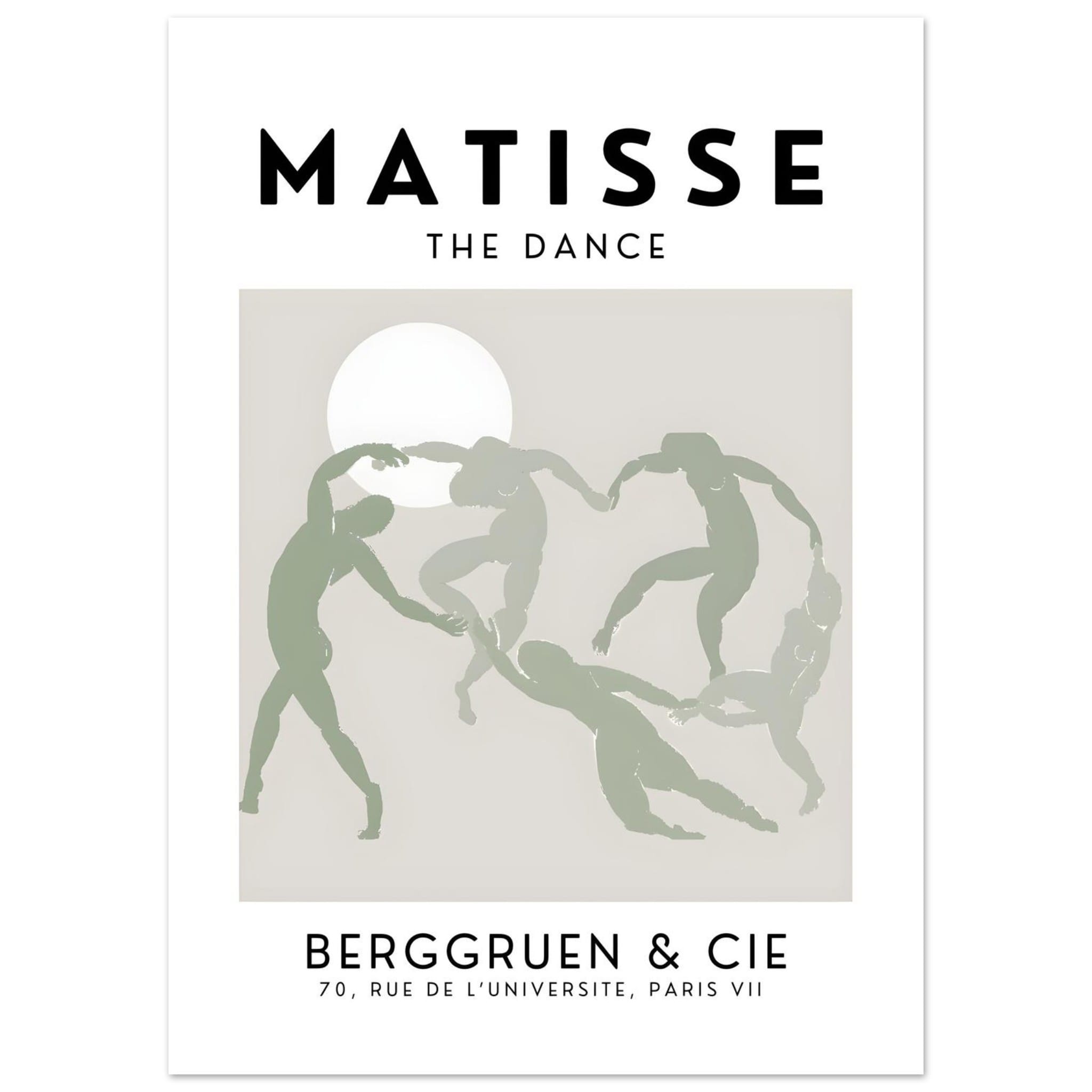 Artfulprints Poster Matisse - The dance  - 50x70 cm - Grijs