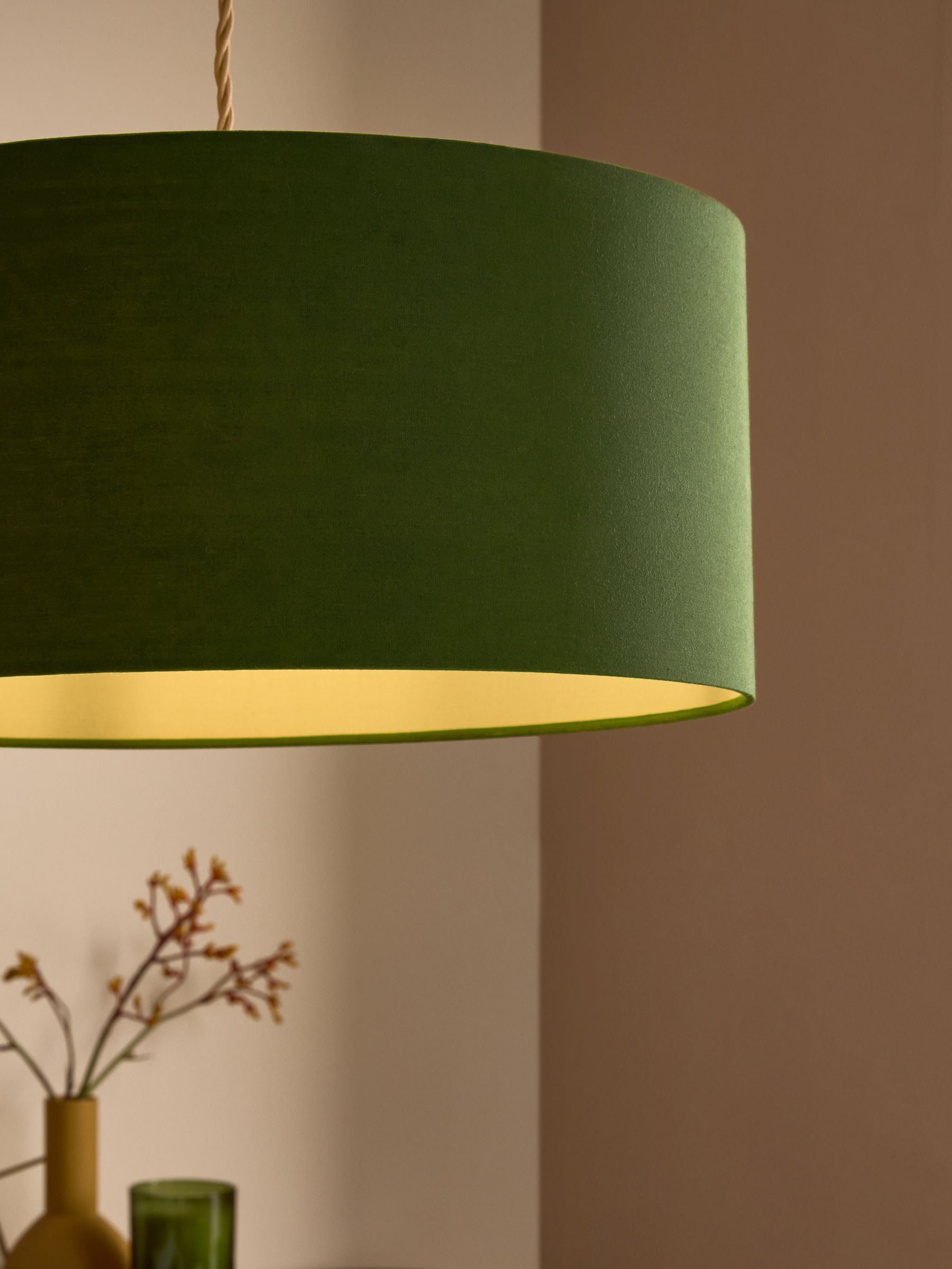 Oro Easy Fit Drum Shade in Green