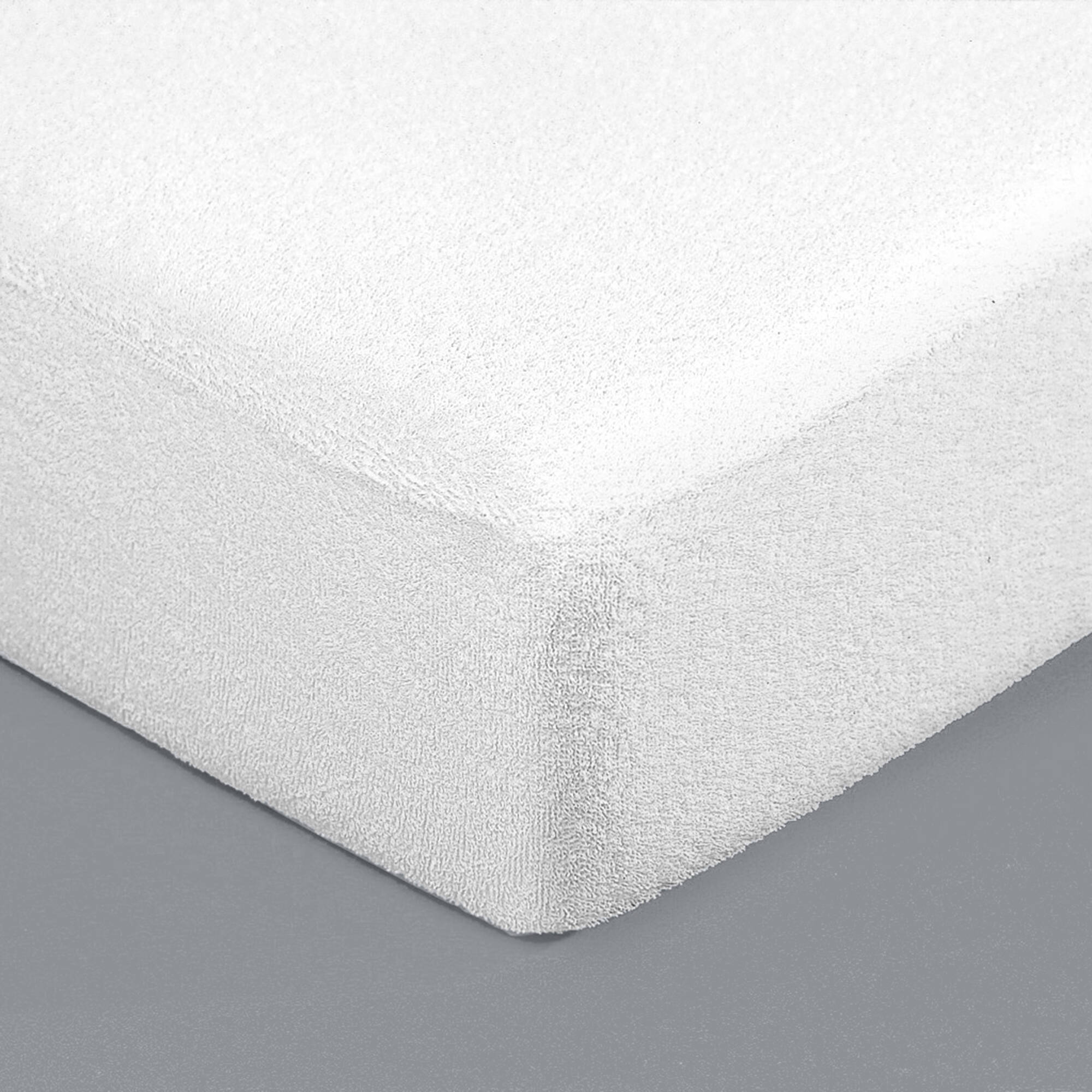 Protège-matelas éponge imperméable traité anti-acariens