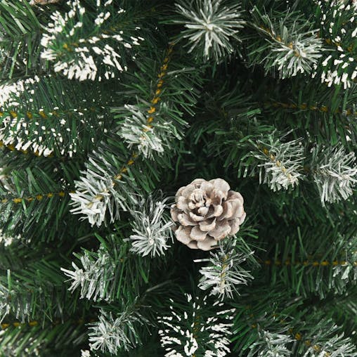 NNEVL Artificial Slim Christmas Tree with Stand 150 cm PVC