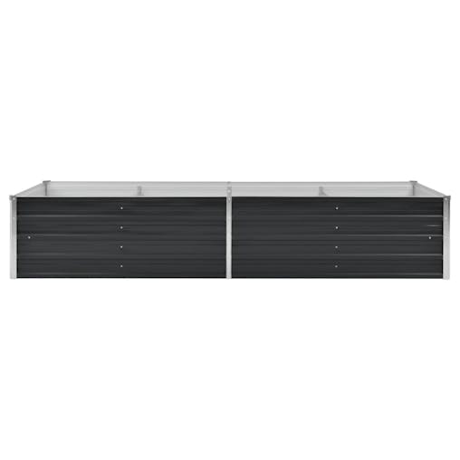 NNEVL Garden Raised Bed Anthracite 240x80x45 cm Galvanised Steel
