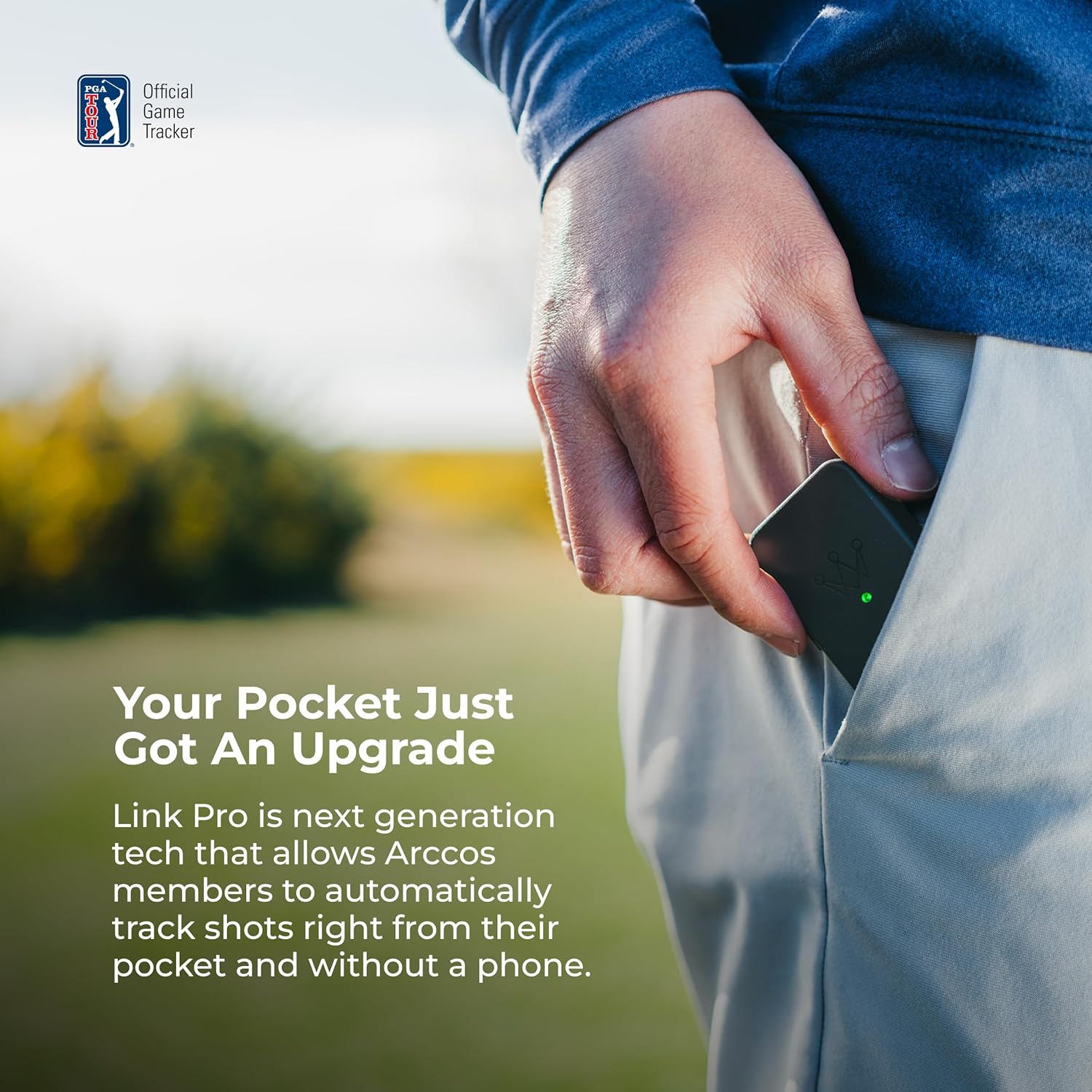 Arccos Link: Track Your Golf Game Without Your Phone  Compatible with Arccos Smart Sensors & Arccos Smart Grips