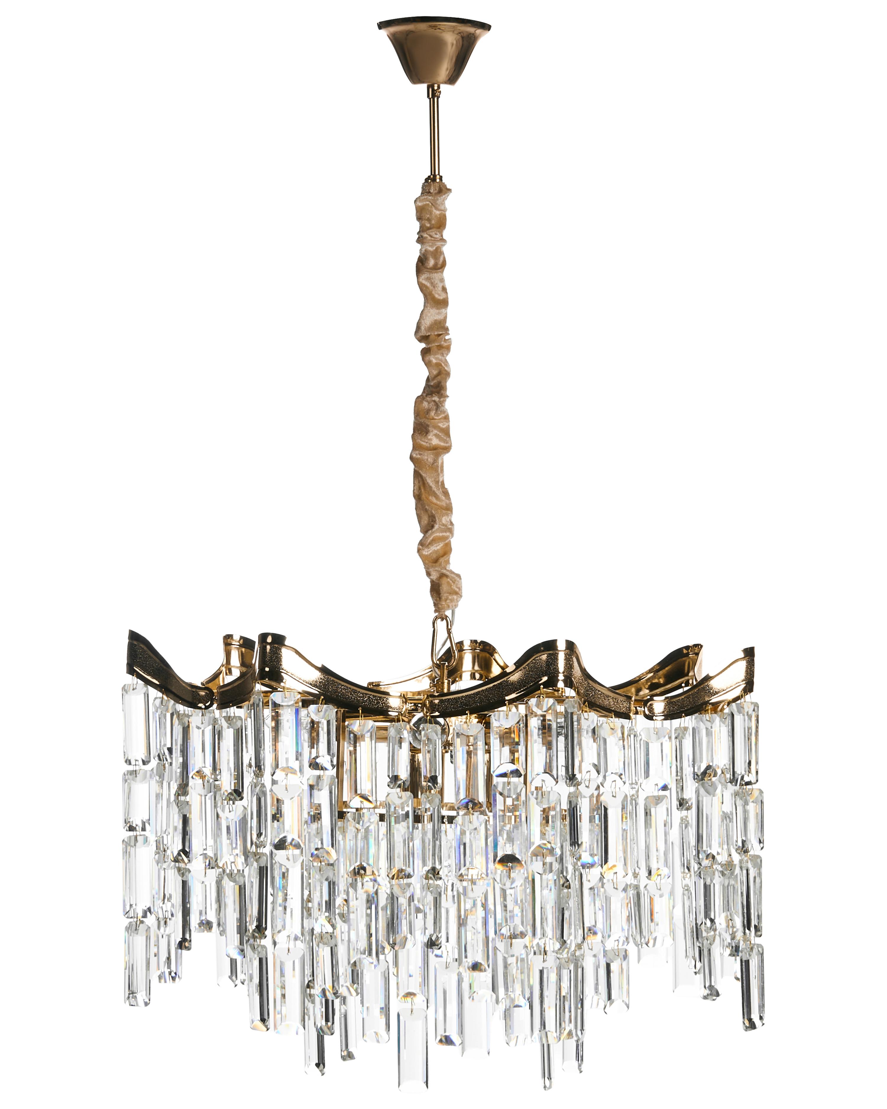 Chandelier JEMNI Crystal Gold