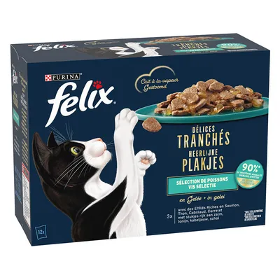 Felix Deliciously Sliced 12 x 80g