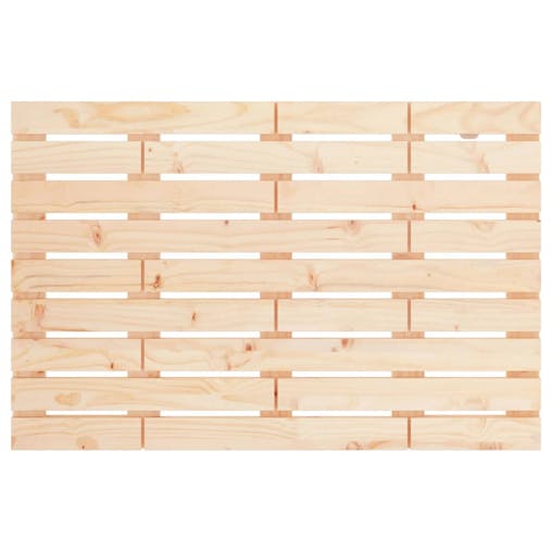 NNEVL Wall Headboard 96x3x63 cm Solid Wood Pine