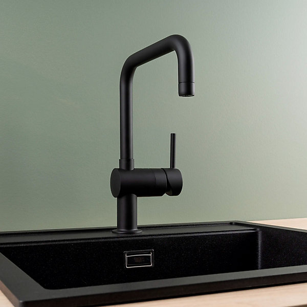 GROHE Mitigeur évier cuisine Minta bec U Phantom Black 32488KF0