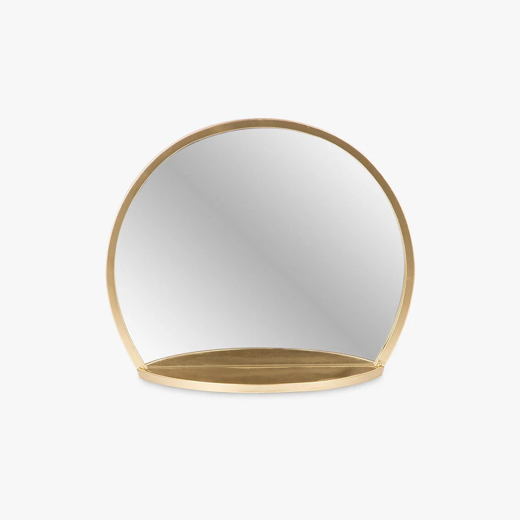 Espelho Redondo com Prateleira SOLIS