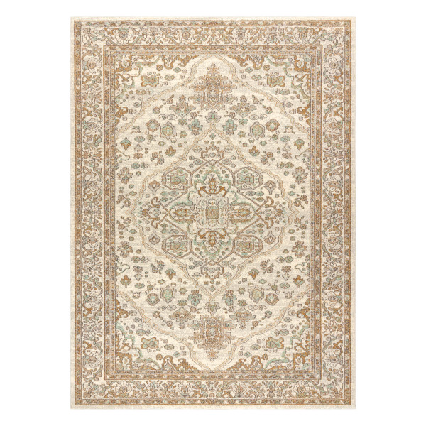 Dywan SOHO 477.01.LA100 wełniany OSTA - Ornament, rozeta beż 80x160 cm