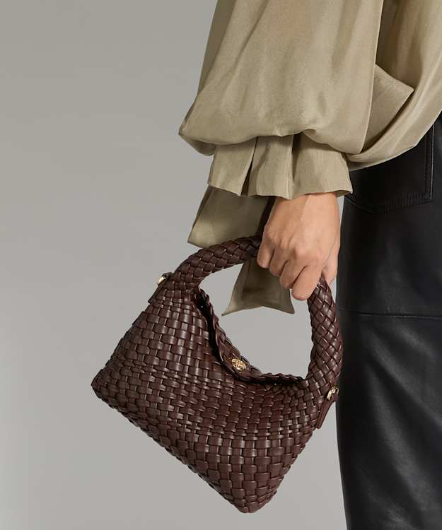 Dinkydeliberate Chocolate - Mini Woven Grab Bag