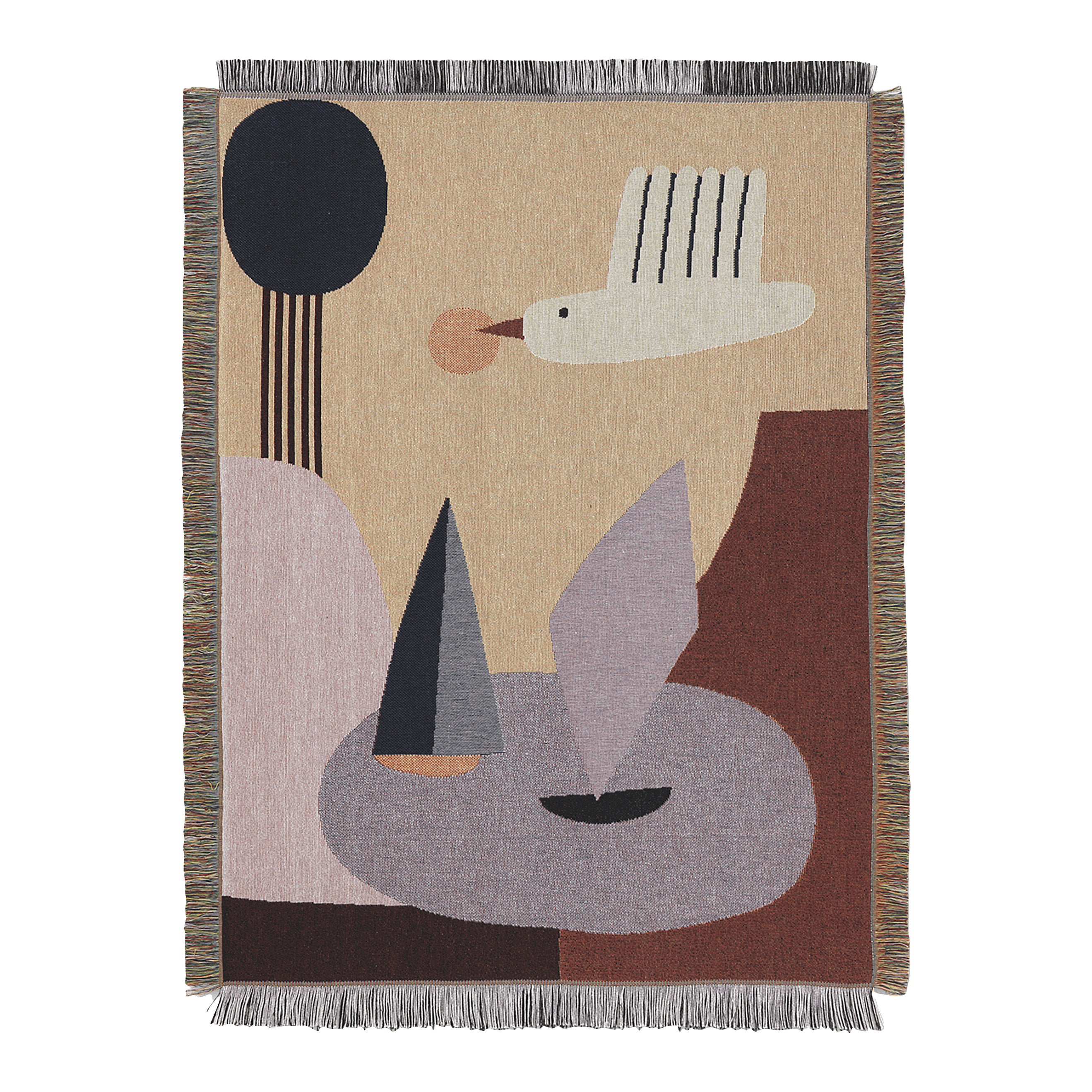 Ferm Living Bird Wandkleed - H 110 x B 80 cm