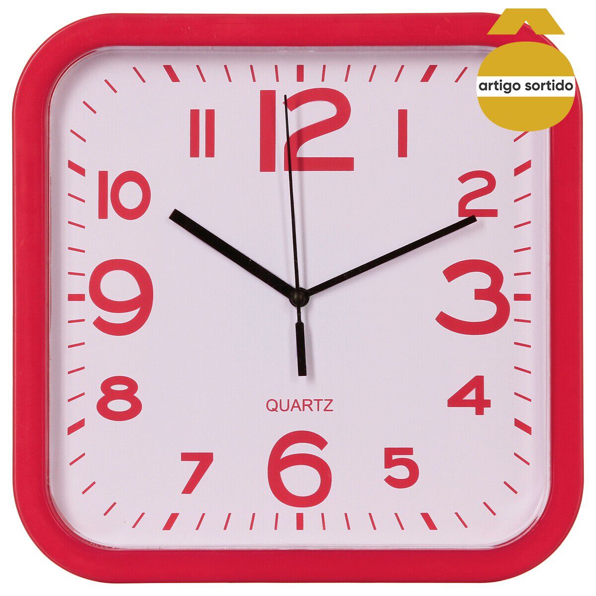 Relógio decorativo de parede 24,5cm