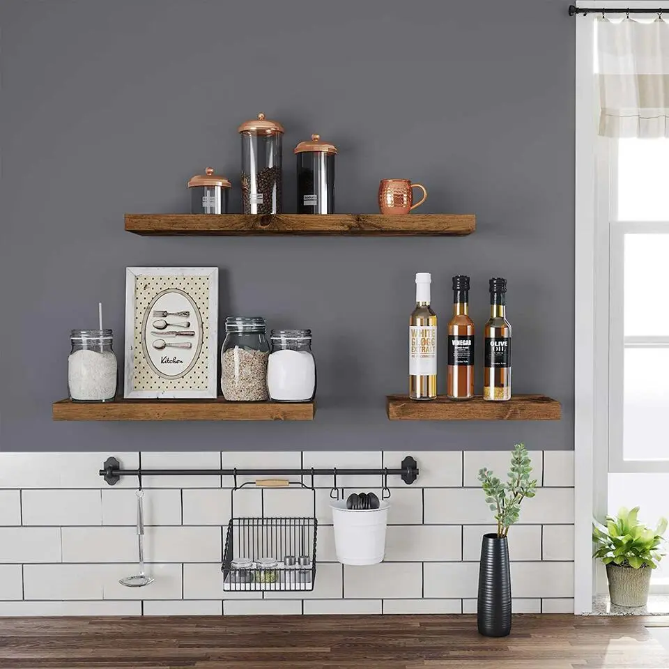 Wandplank Oman 40x20cm - rustiek hout