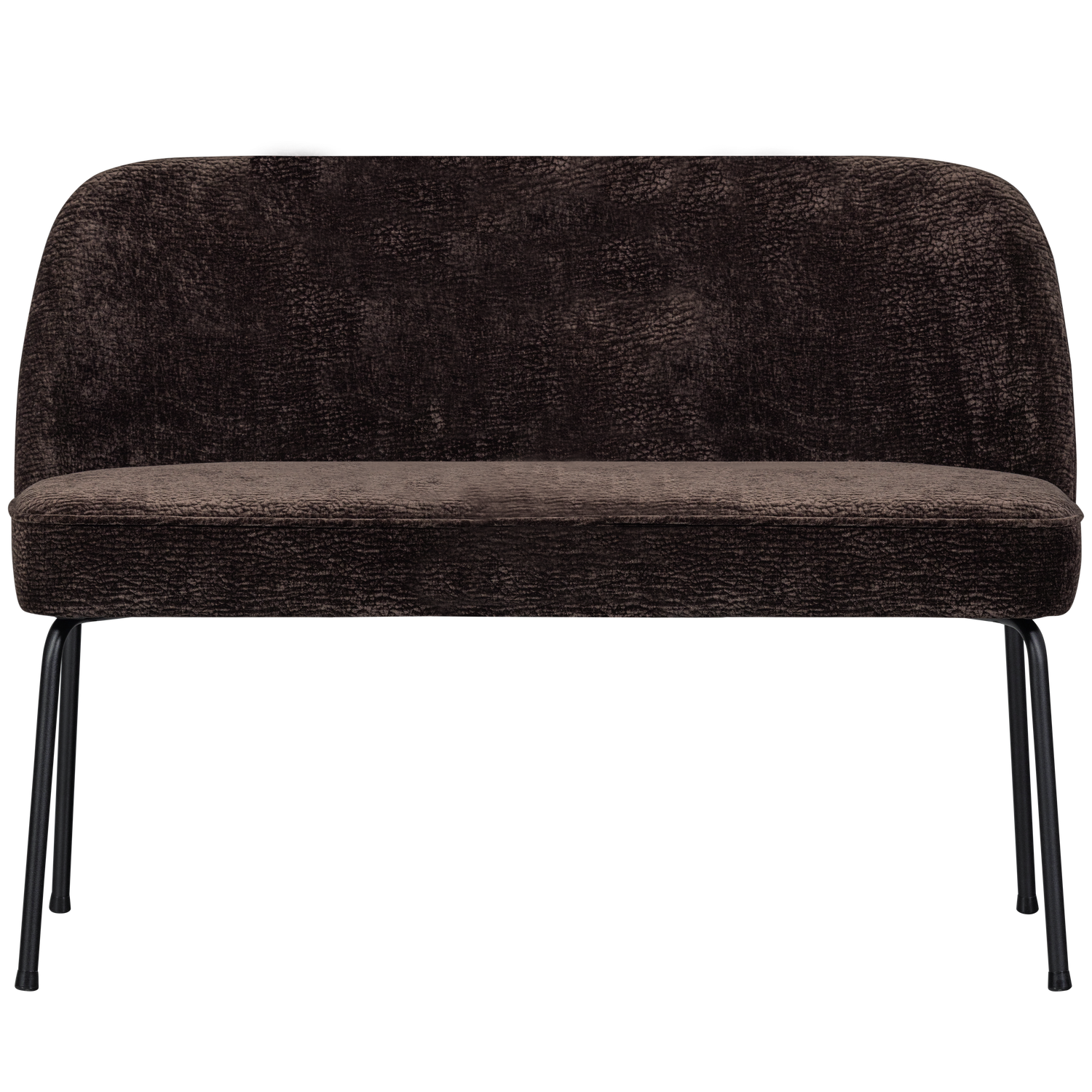WOOOD eetbank Vogue - 3D Chenille - Donkerbruin - 83x120x59