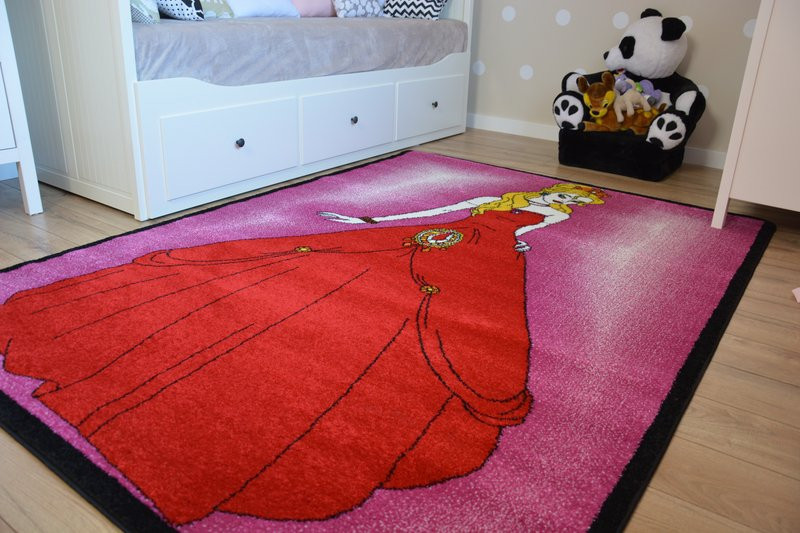 Dywan KIDS Princess różowy C425 180x270 cm