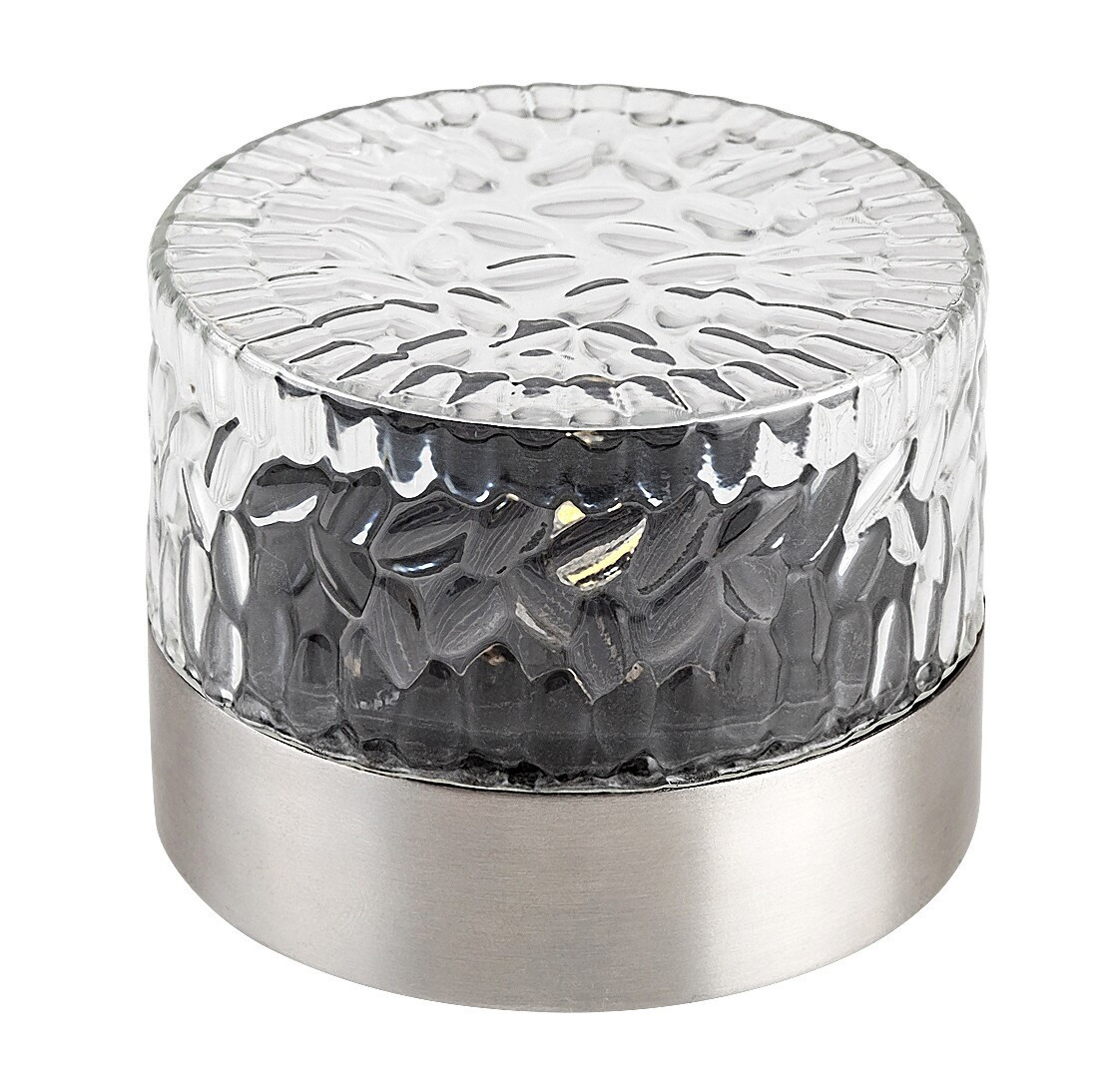 Lampa stołowa tarasowa solarna LED 0.5W Lentula stal nierdzewna Rabalux