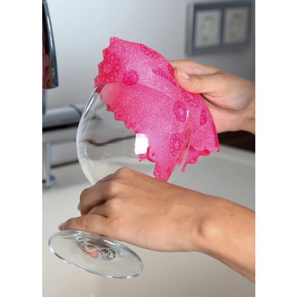 Schwamm, Microfaser, 1 Stück, rosa
