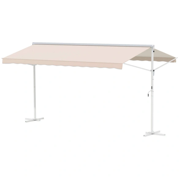 Standmarkise, BxL: 450 x 342 cm, Polyester/Metall