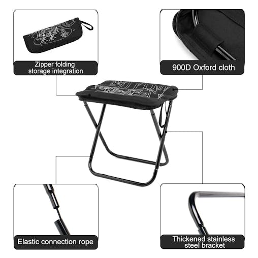 NNEOBA Camping Stool Foldable Chair