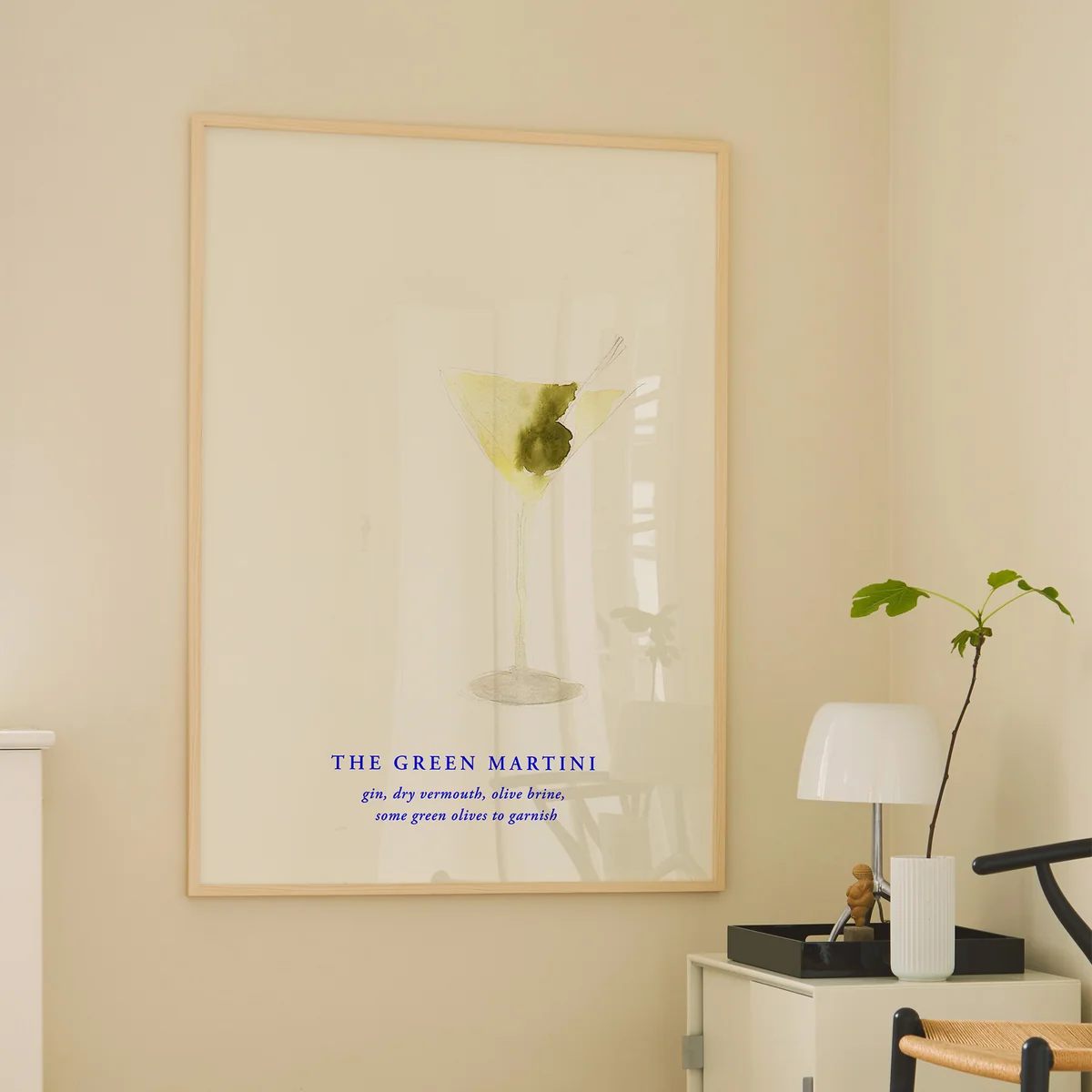 Paper Collective - The Green Martini Poster