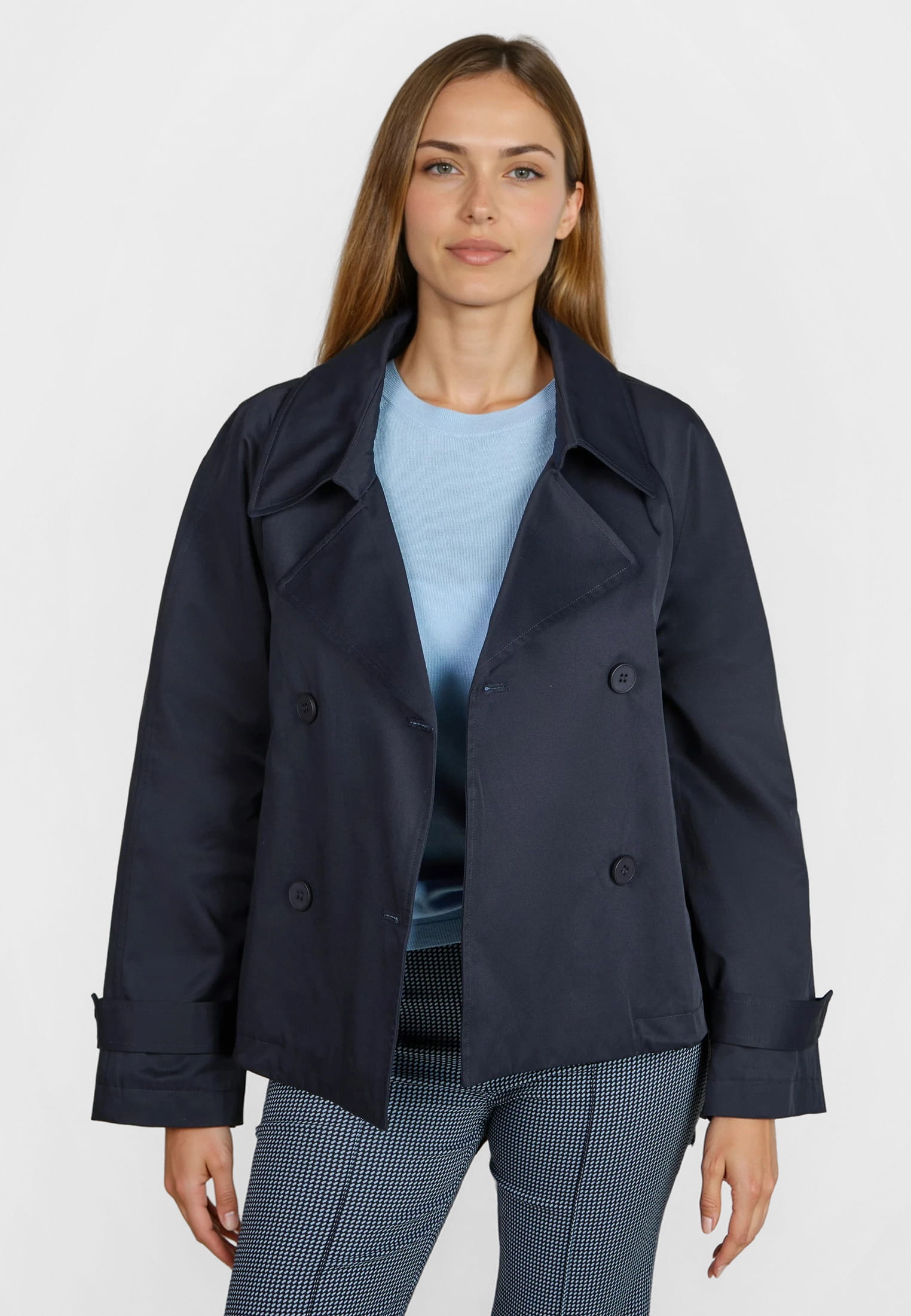 Cabanjacke mit verstellbarem Saum
