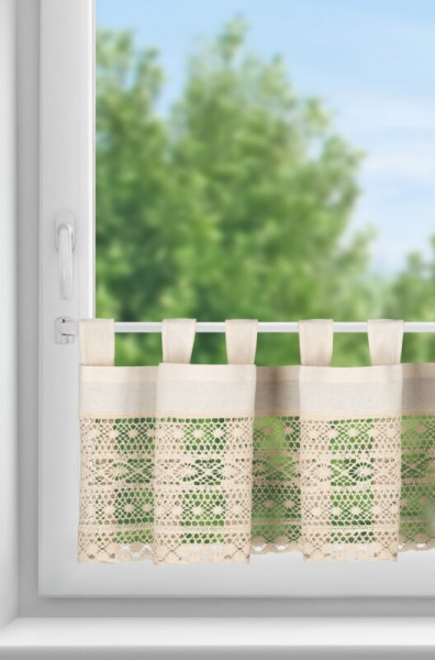 Zazdrostka Maddeline beżowa jasna 35x150