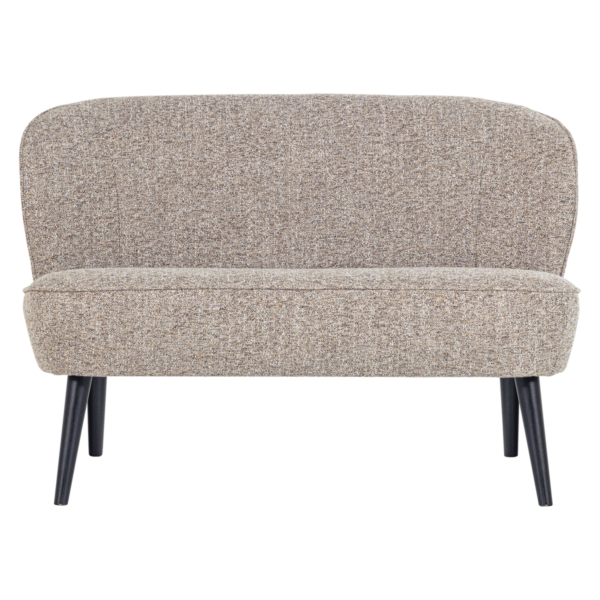 WOOOD bankje Sara - Geweven Stof - Naturel Melange - 73x110x72