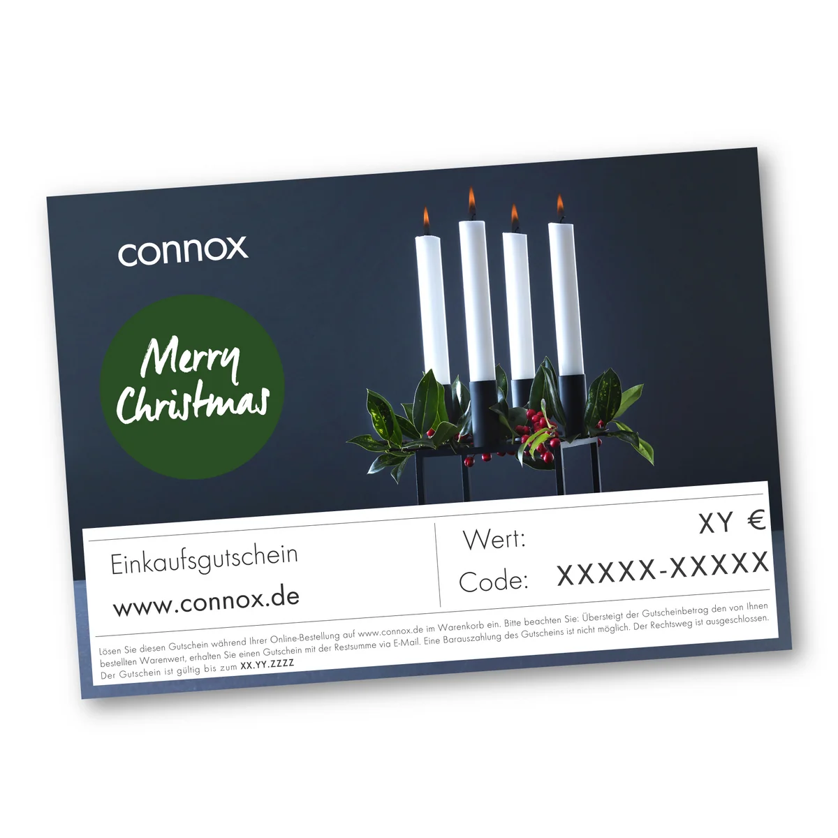 Weihnachten: Geschenkgutschein