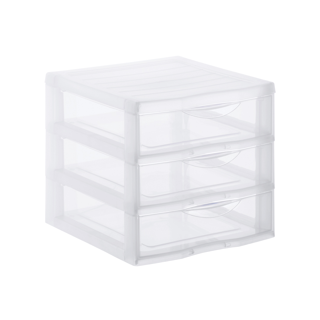 Módulo de arrumação com 3 gavetas