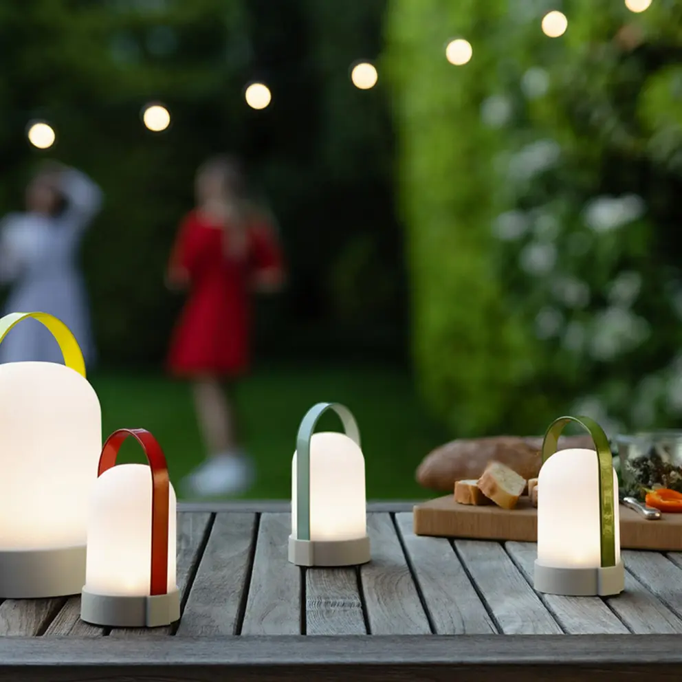 Outdoor Tischleuchte Uri Piccolos 3er-Set