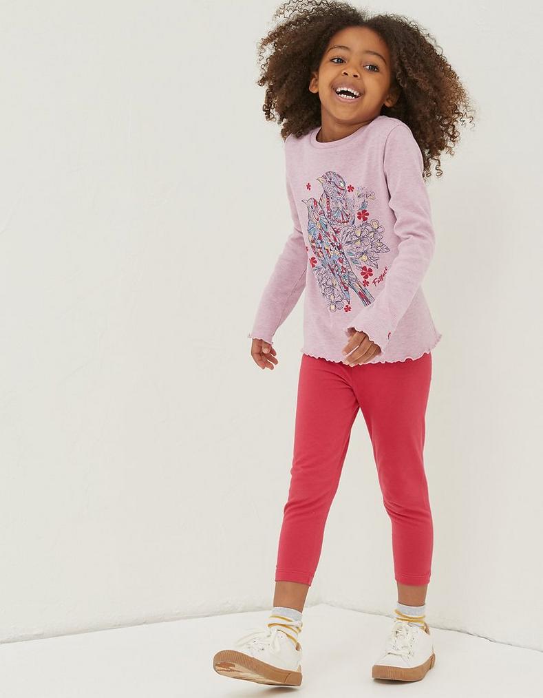 Two Pack Floral Blooms Crop Leggings