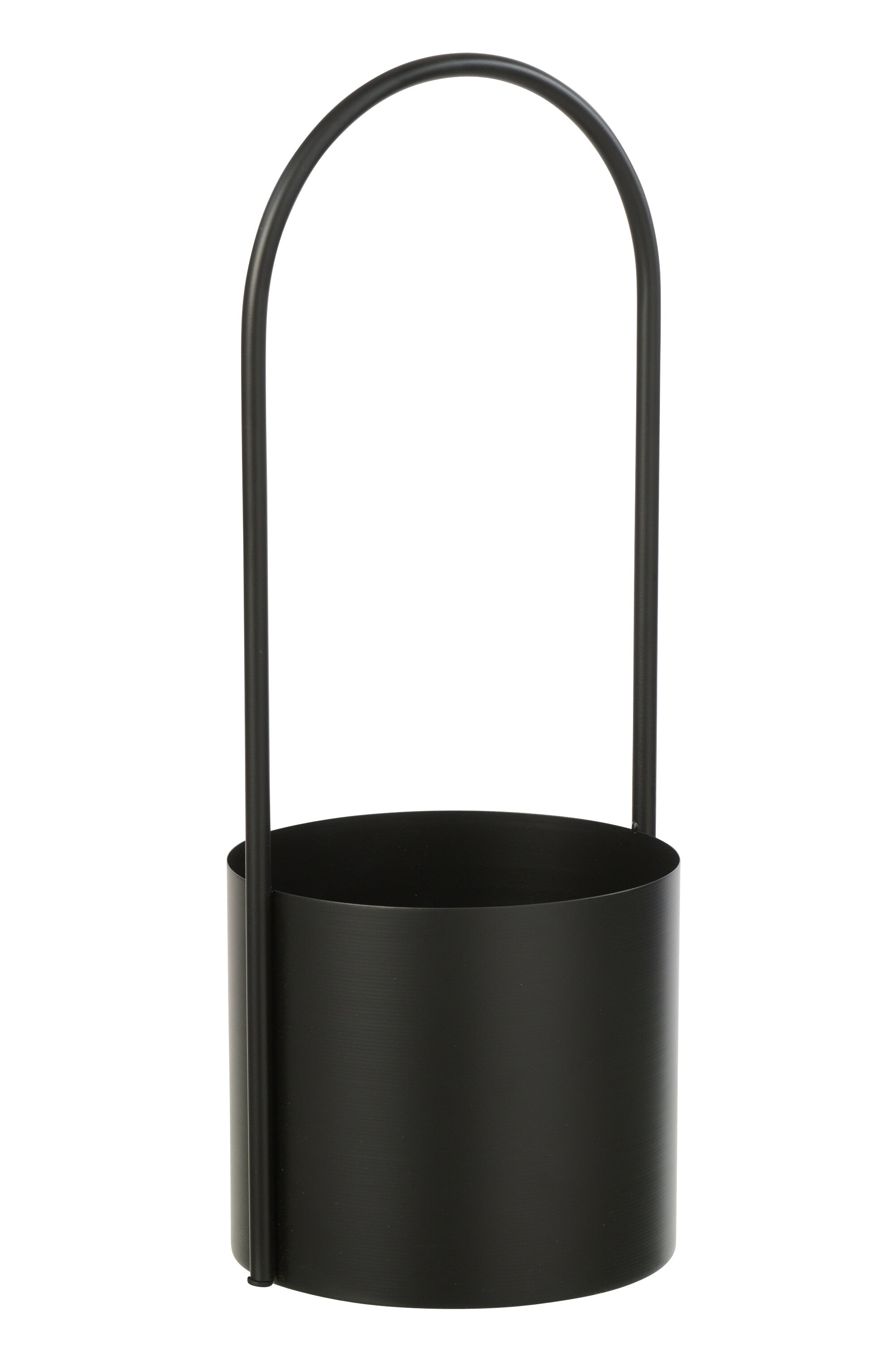 J-Line bloempot - ijzer - zwart - extra large