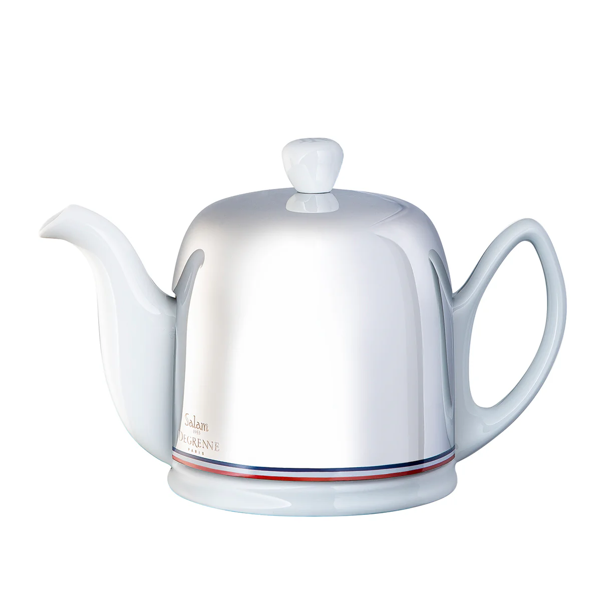 Théière 4 tasses cloche miroir République française