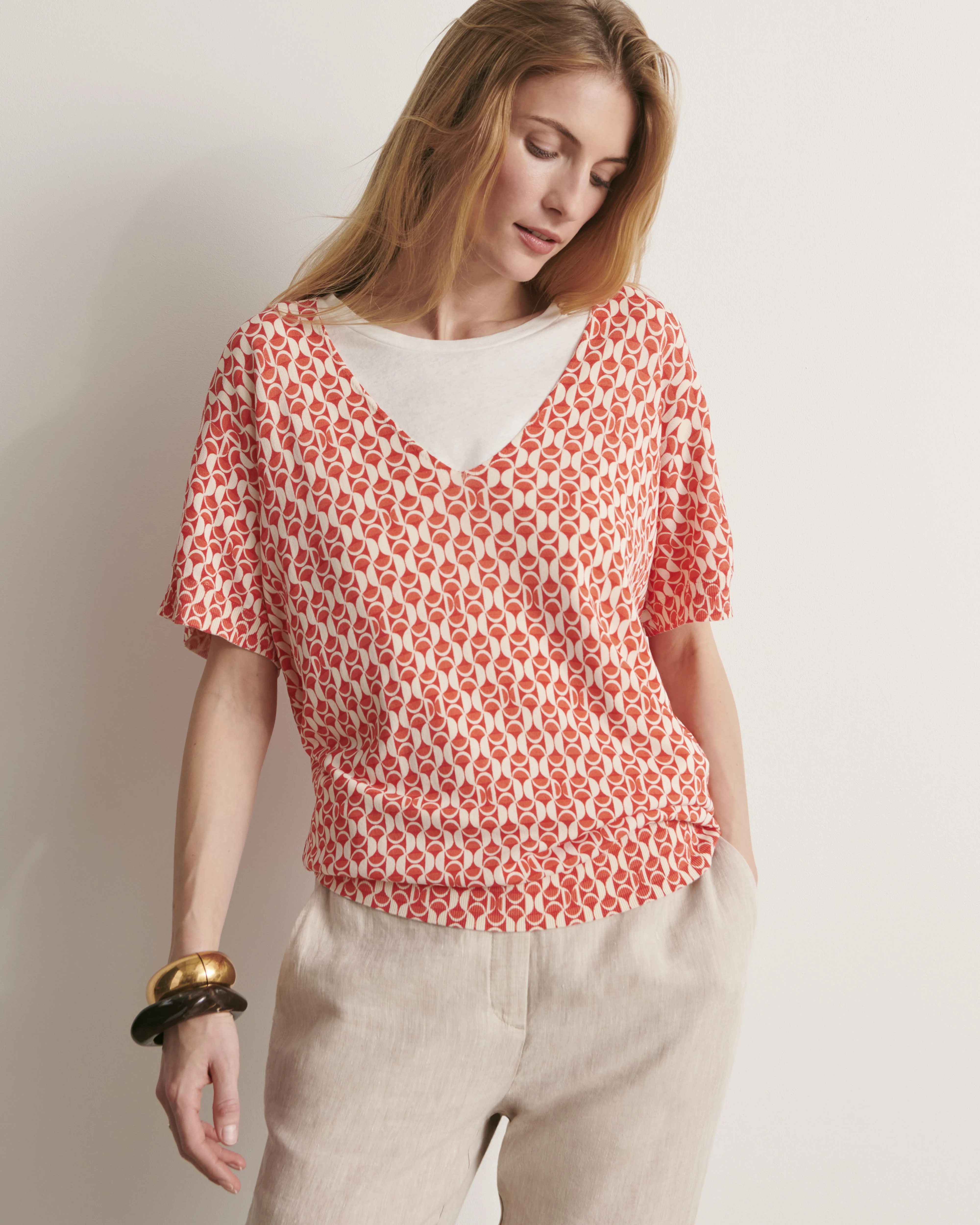 Pull kimono en maille AGRUME/11141/831