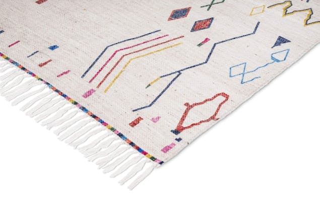 Remi Ivory Indoor Outdoor Runner Rug *NO RETURNS UNLESS FAULTY