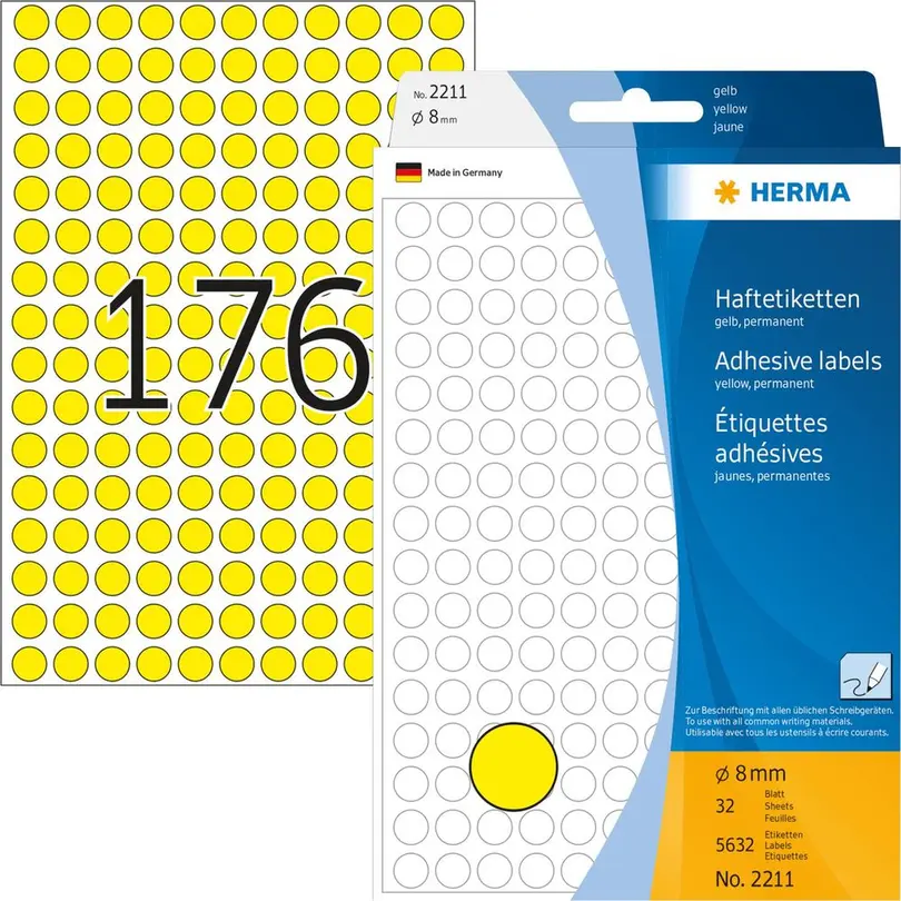 Etiketten Herma